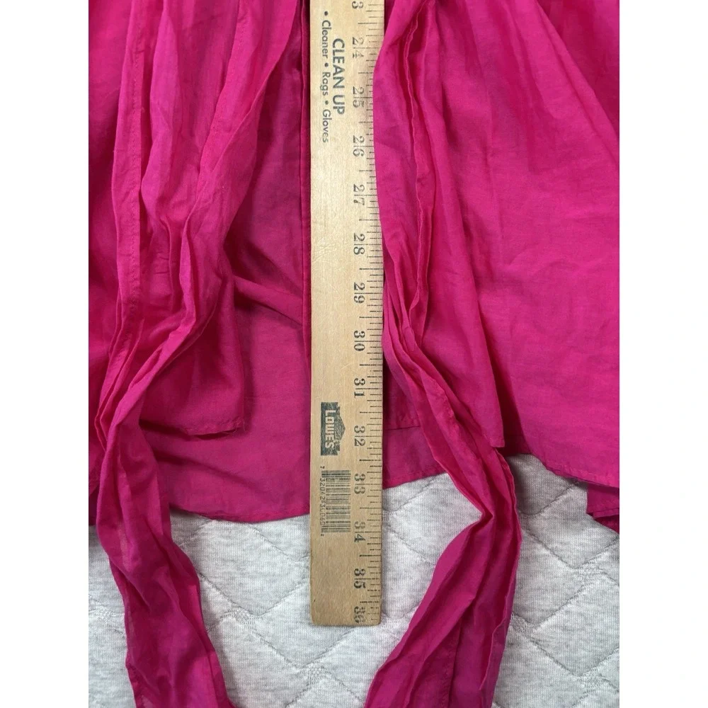 J Crew Sarong Dress Womens XS Pink Convertible Beach Skirt Bandeau Halter‎ Bow